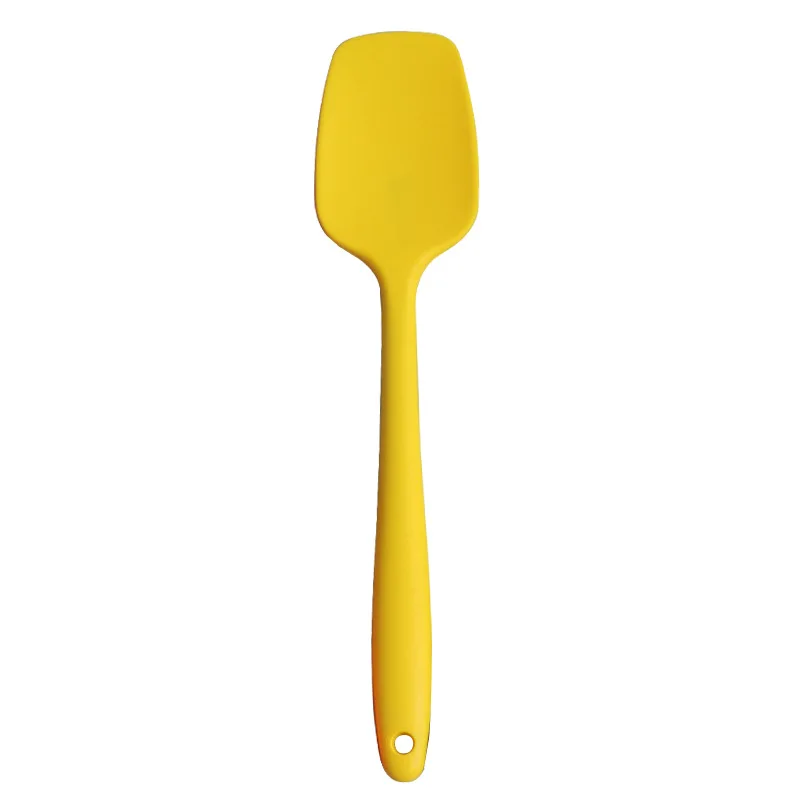 Baking Utensils Large Stainless Steel Heat Resistant Spatulas For Cooking And Mixing Silicone Spatula