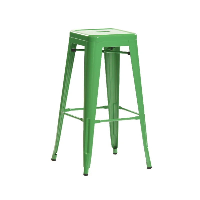 Luxury Steel Bar Stool Industrial Design Style Metal Chair Restaurant Mall Tea Shop Coffee Shop Optimal Milk Tea Sitting Option