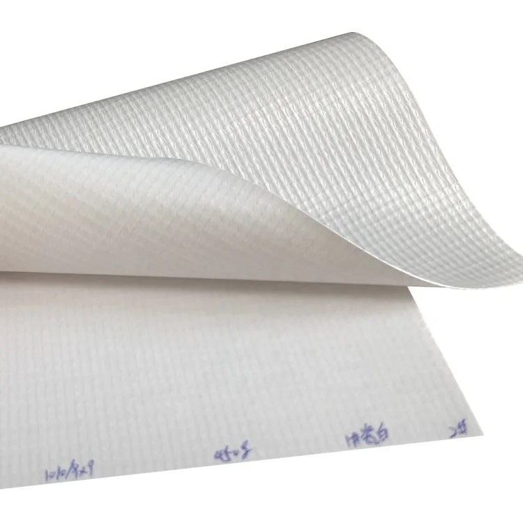 300g Flex Banner Rolls,outdoor Banner,banner Flex Material Rolls Fabric (hot lamination,glossy,500*500 9*9,black back )