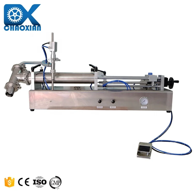 Semi Automatic Pneumatic E-cig Juice Filler Beer Serum Liquid Water Big Bottle Filling Machine