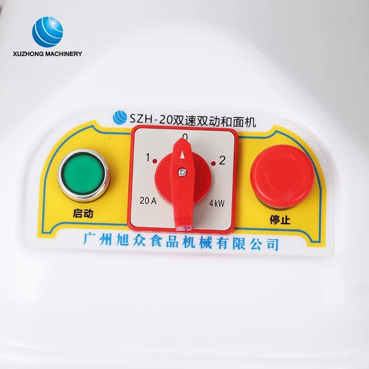 Food Mixer Bakery 20l Industrial Bread Pizza Food Mixer Guangzhou Factory Supply Kneading Machine Commercial Dough Mixer Blender