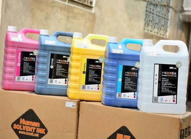 Original human konica 512i-30pl solvent printer ink