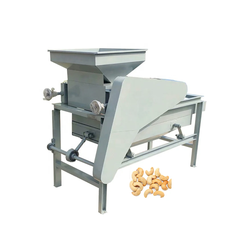 Commercial Almond Dehulling Machine Nuts Shell Broken Machine Cashew Nut Shelling Machine