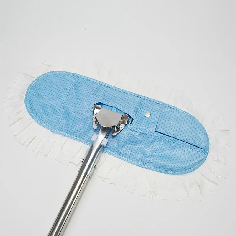 Cleanroom replaceable and adjustable Microfiber ESD antistatic Floor dust Mop