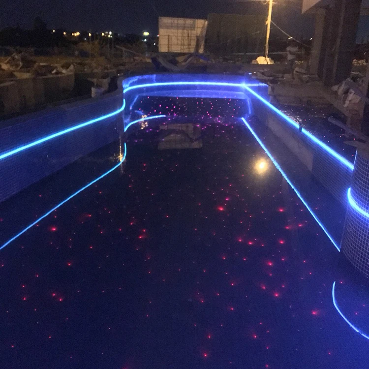 Twinkle Starry Effect Underwater Pond Light Fiber Optic Star Pool Light For Outdoor Safe Swimming Pool Light Product