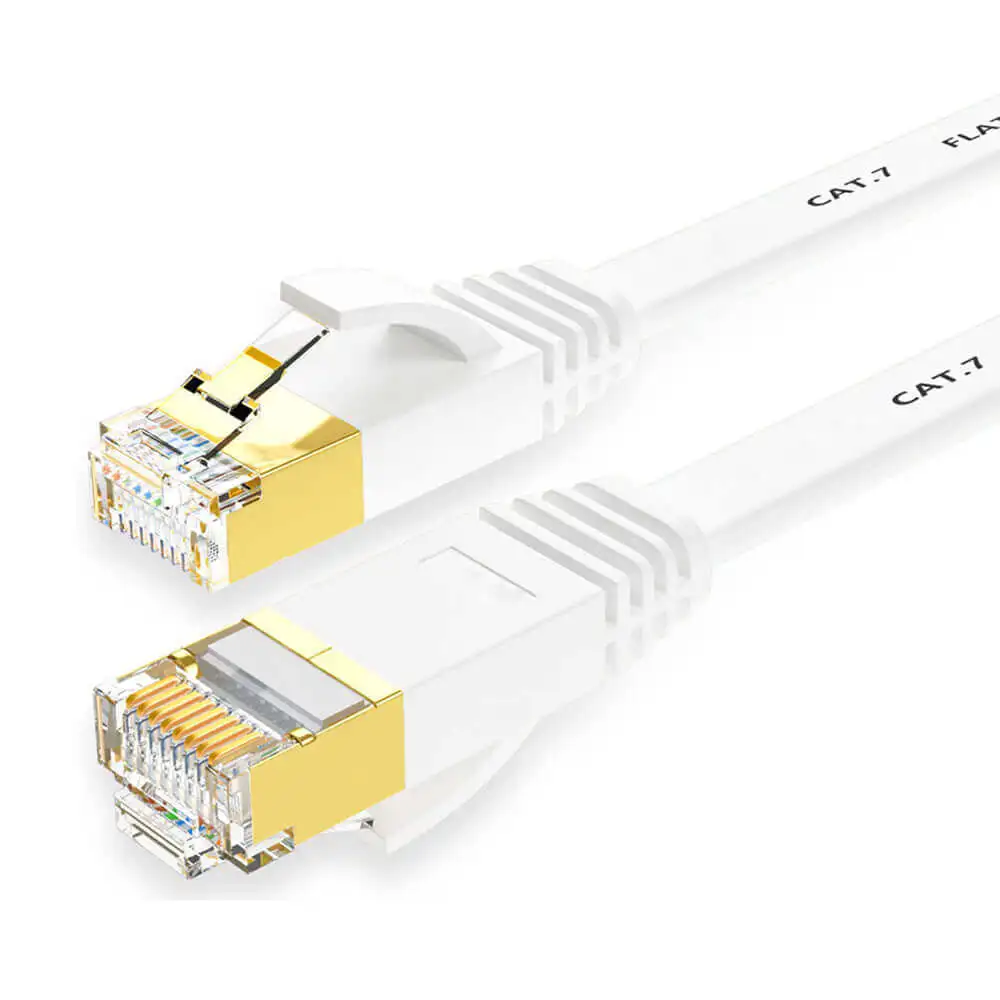 Farsince Cat 8 ethernet flat patch cord lan cable Cat8 twisted pair flat patch cables