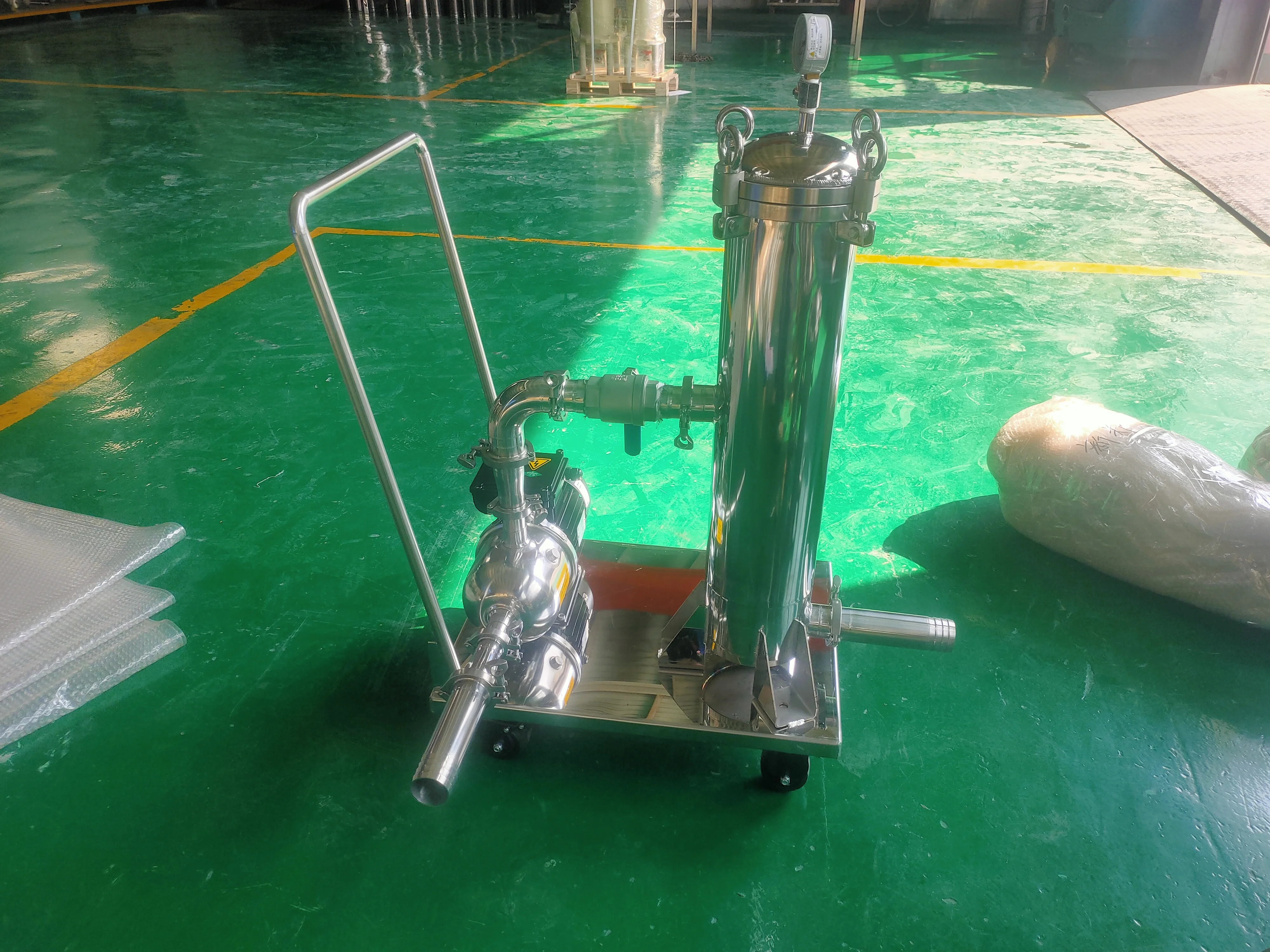 Stainless Steel Cartridge Filter Housing for Fine Filtration