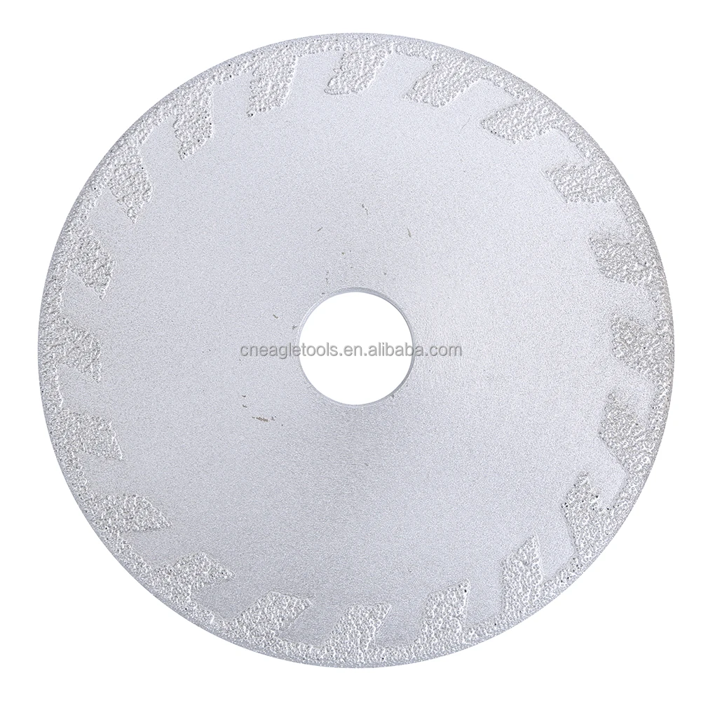 Factory Whole sale 105~230 mm U-Slot Vacuum Brazed Diamond Stone Cutting Sawa Blade for for granite/marble/concrete/quartz/brick