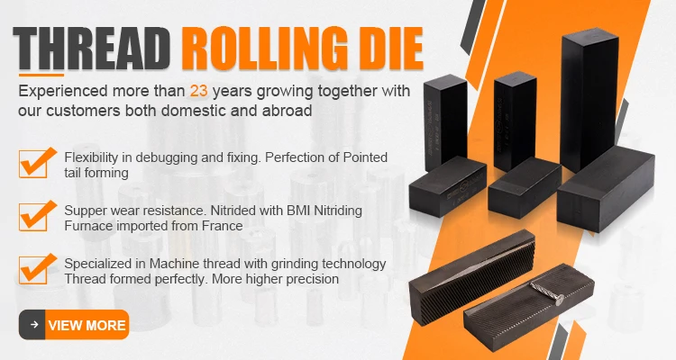 Thread Rolling Die For Rivet Thread Roll Dies In Moulds  Thread Forming Die