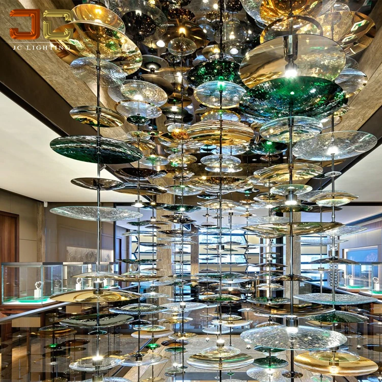 JC настраиваемое Освещение Современная Люстра люстра освещение для торгового центра