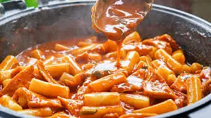 PAPA popular new year cake Spicy Korean style Stir Fried Rice Cake Topokki making machine