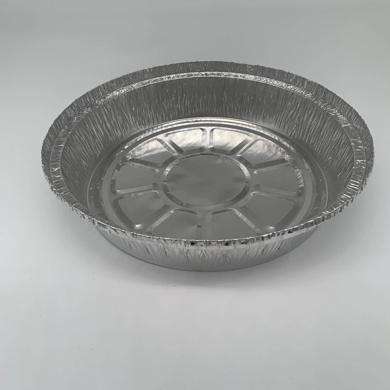 Factory takeaway shallow round food packaging heart-shaped rectangle professional oven aluminum foil cake bread baking tray