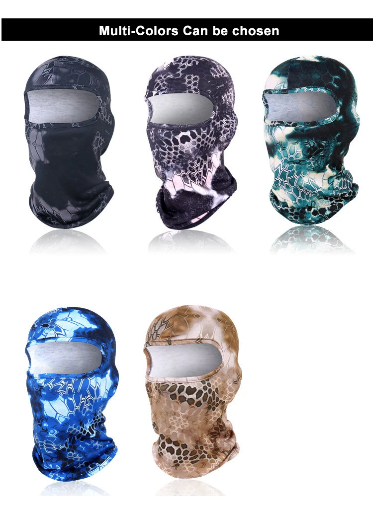 Sport Motorcycle Multifunctional custom logo Full Face Shield Cover Mask bandana Sublimation print Cycling balaclava