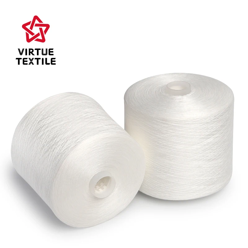 Bulk 40/2 Spun Bright Polyester Staple Fiber Sewing Thread