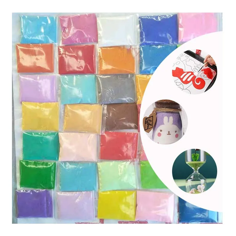 Оптовая продажа цветная Песочная краска для спекания бутылка окрашивания песка с садовой почвой различных цветов