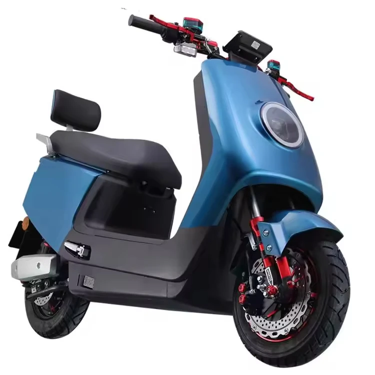 China factory 1200w adult electric motorcycle 60v 20ah  battery electric moped scooter electric bike motor 60km range