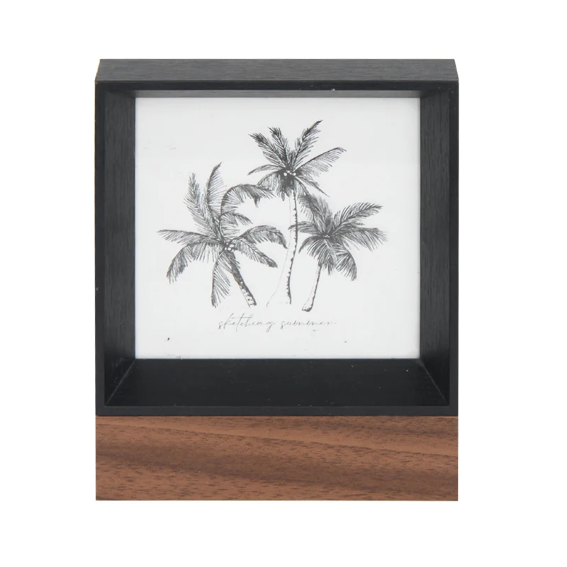 Wholesale 3D Shadow Box 3cm Deep Photo Square Frames in 5/6/8/10/12/16 Inch Sizes Creative Traditional Chinese Style Home Decor