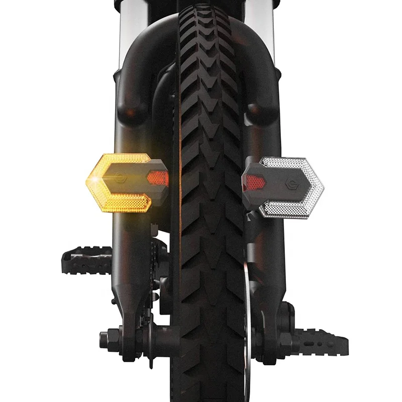 Smart Wireless Remote Control turn signal 2 lights Cycling Safety Warning LED bicycle light Bike Turn Signal Light