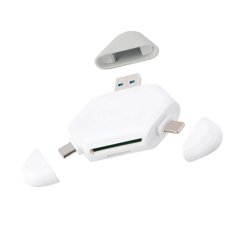 SD устройство для считывания с tf-карт Новый Магнитный USB 2 0 пять-в-одном кард-ридер Apple Type-c мобильного телефона планшетного компьютера мобильное