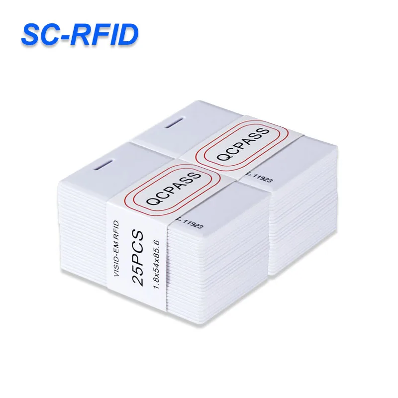 Sencan ПВХ карта толстая 125 кГц раскладушка TK4100 RFID для системы контроля