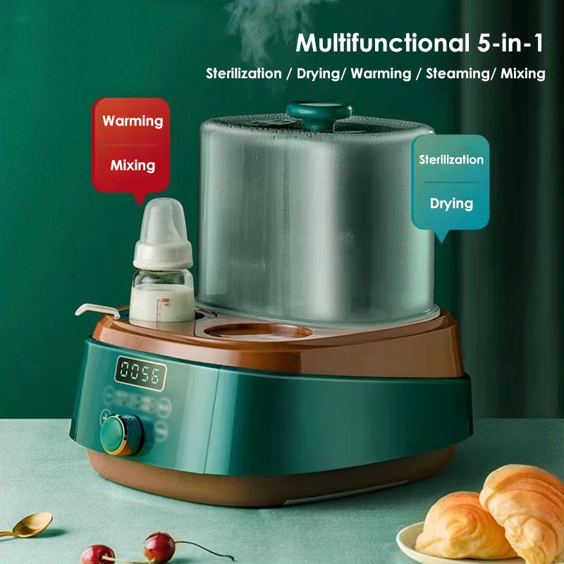 Touch Control Baby Bottle Sterilizer Warmer dryer 3 in 1 Electric baby food steamer baby Bottle Sterilizer wholesale