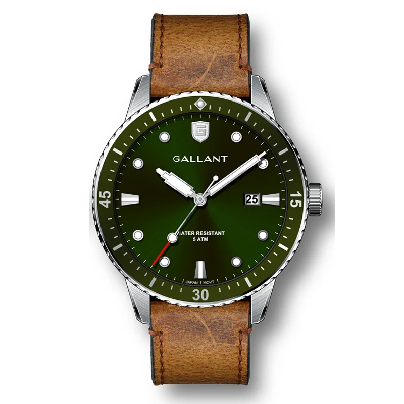 OEM watches stainless steel super luminous hand sapphire crystal 10 ATM water resistant automatic watch diver watch