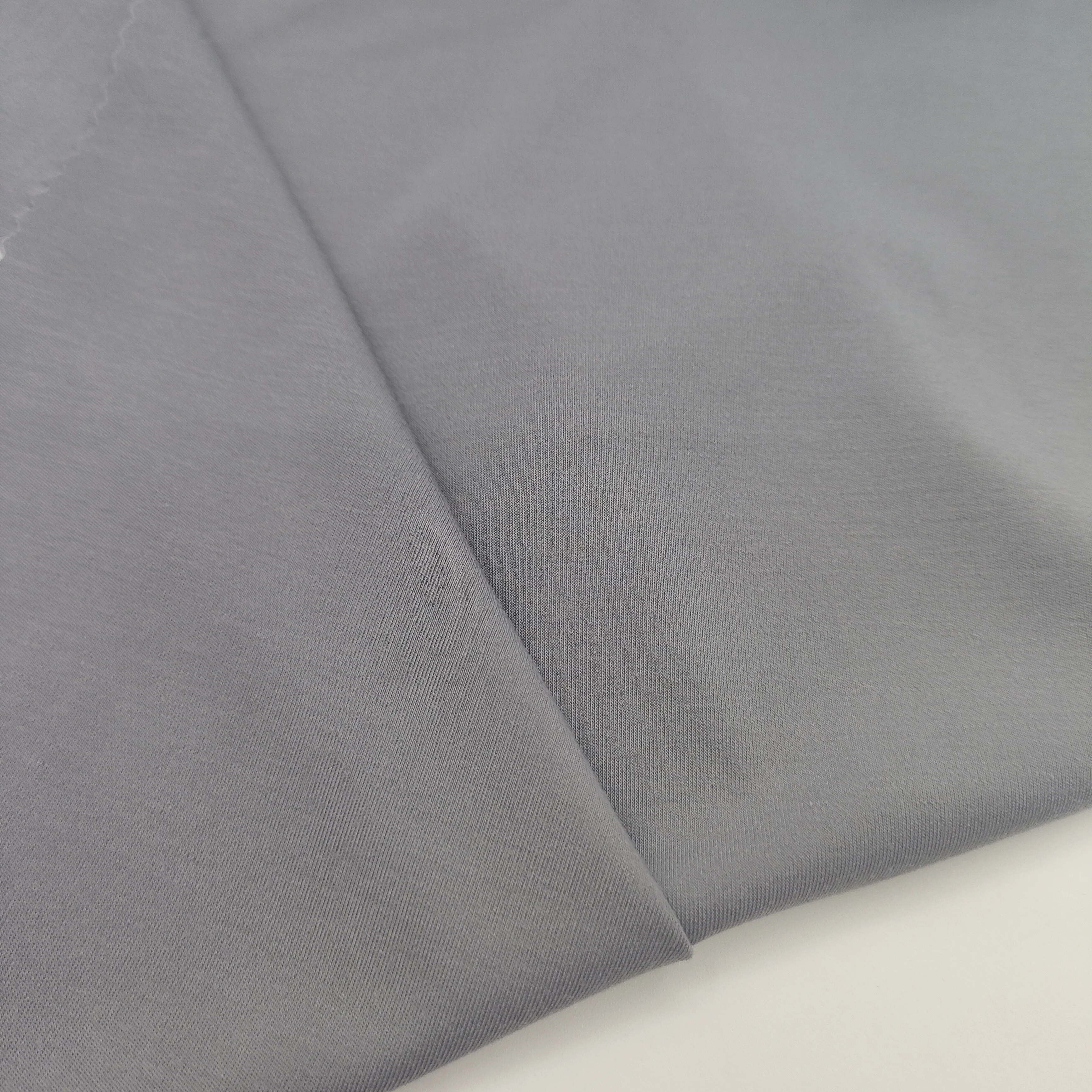 Fashion fabric knitted breathable dyed 60%TEL 35%T 5%SP interlock fabric for T-shirt