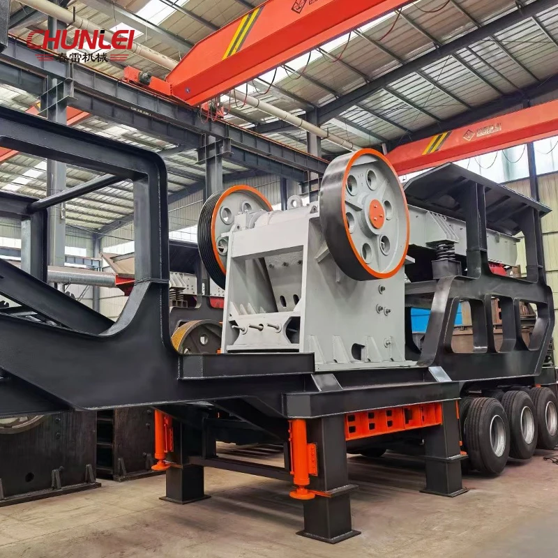 Spot Goods Wheel Type Mobile Crushing And Screening Plant MTN1213 Crushing Station