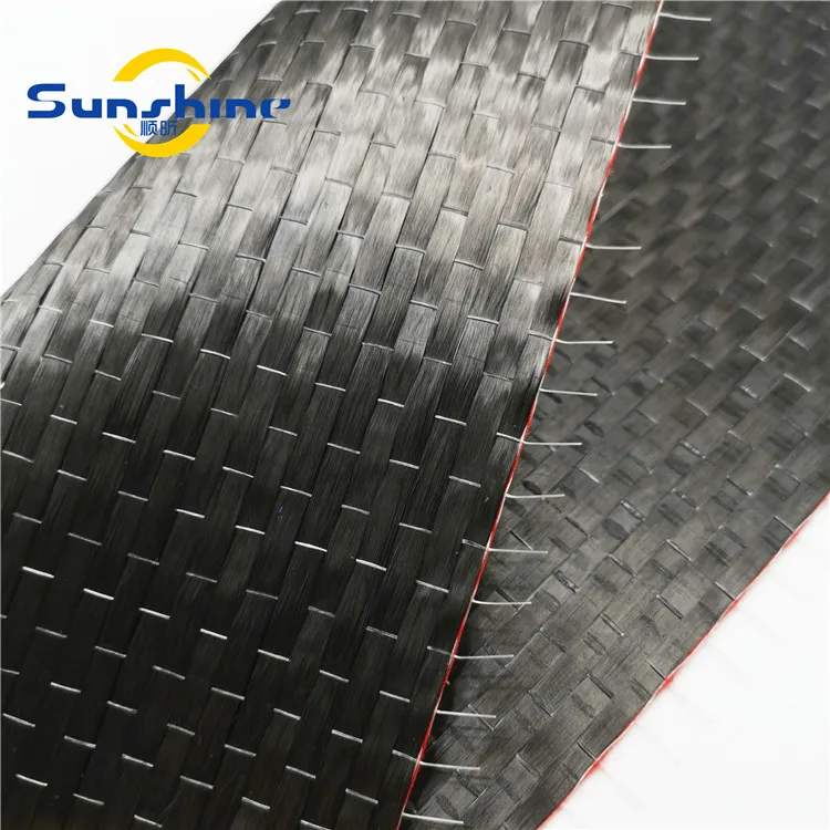 
UD200 high strength carbon fiber fabrics for building reinforcement 