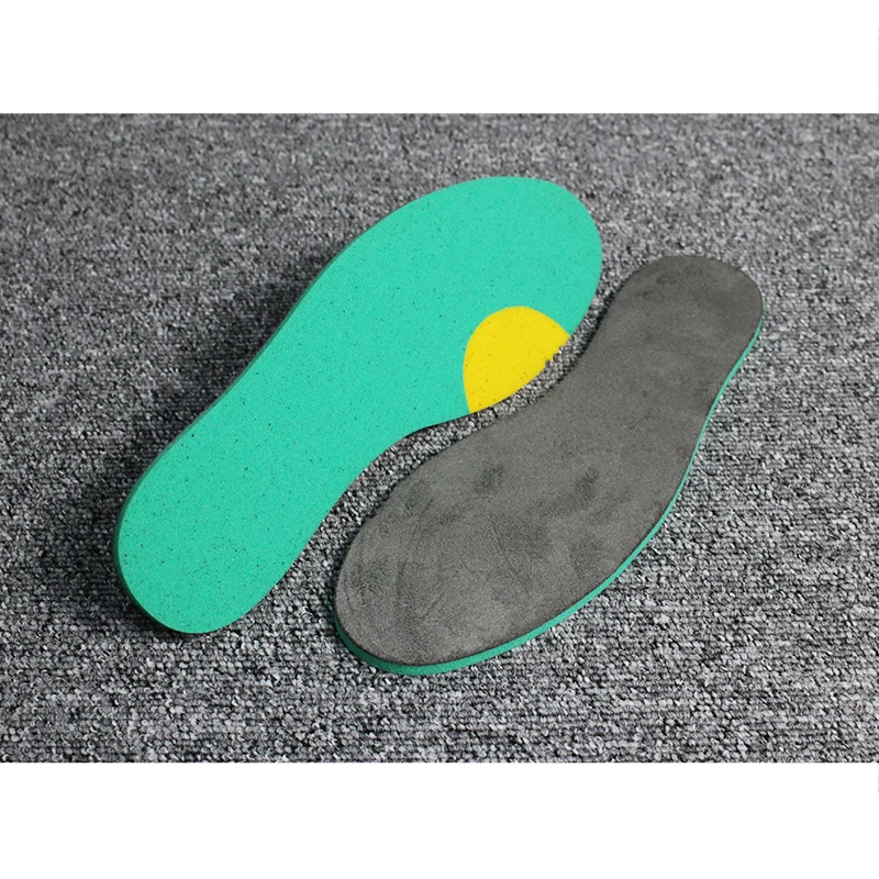 Shock absorption memory foam shoe insole footbed