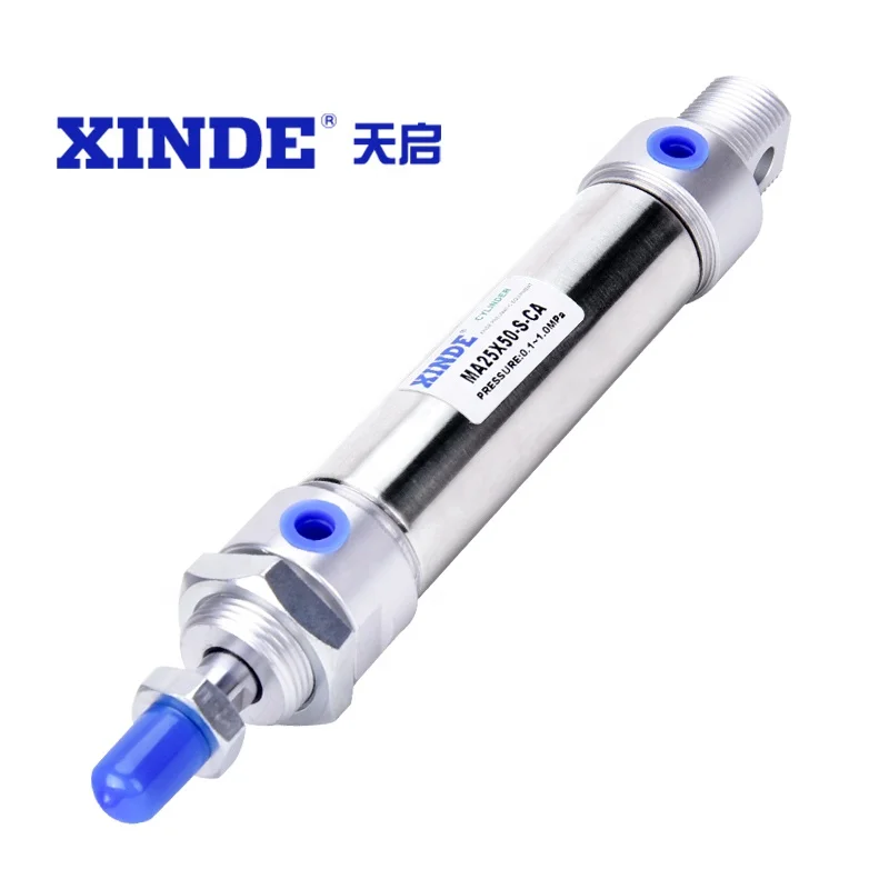 Longer Life CDM2B Series Stroke 25-300 Bore 16-40 Stainless Steel Mini Piston Air Cylinder pneumatic