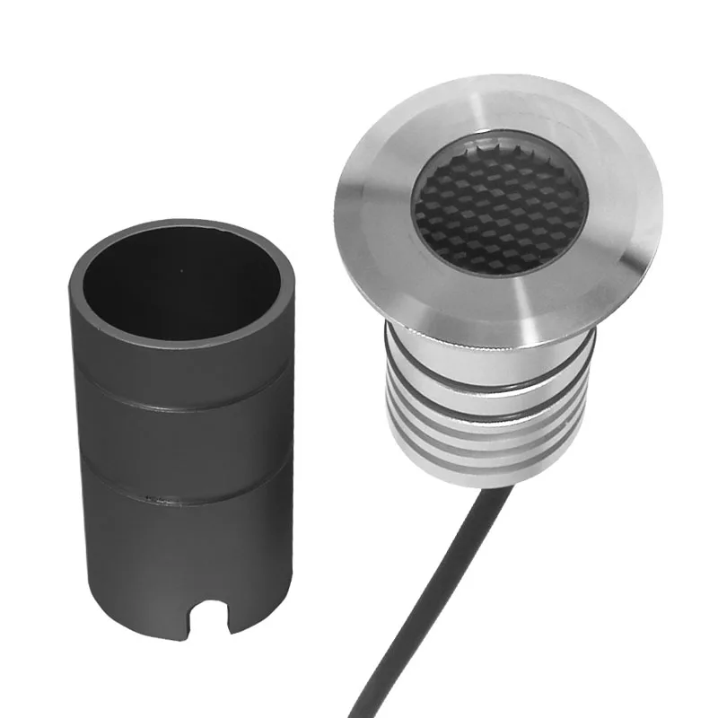 IP67 12V/24V/220V Outdoor Lighting for Garden Step Stairs Floor Deck LED Recessed LED Underground Spot light with honey comb