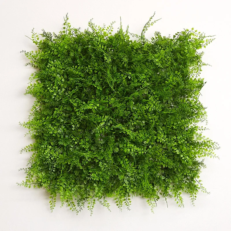 New Design Customized Jungle Style Vertical Plants Wall Artificial Wall Hanging Plant Green Grass Wall for Home Decoration