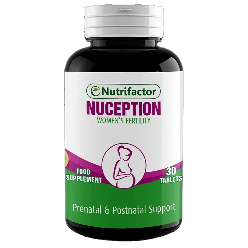 
NUCEPTION Women Fertility Nutrifactor Women Healthcare Product Prenatal and Postnatal Women Get Pregnant Multivitamin Supplement 