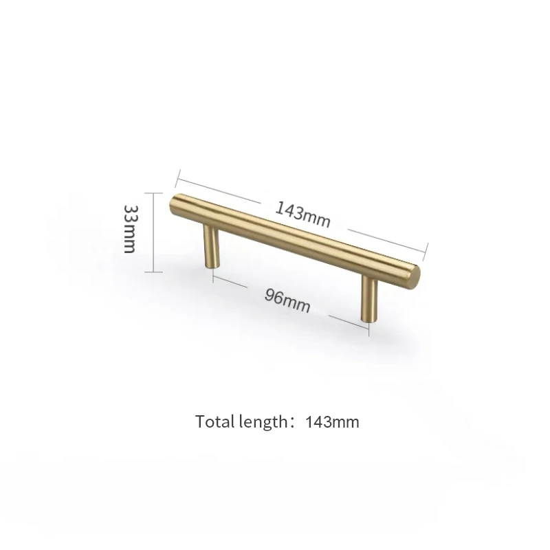 Modern square cabinet handles cabinet d-bar pulls/solid brass door handle knurle/handles for furniture/brass knobs