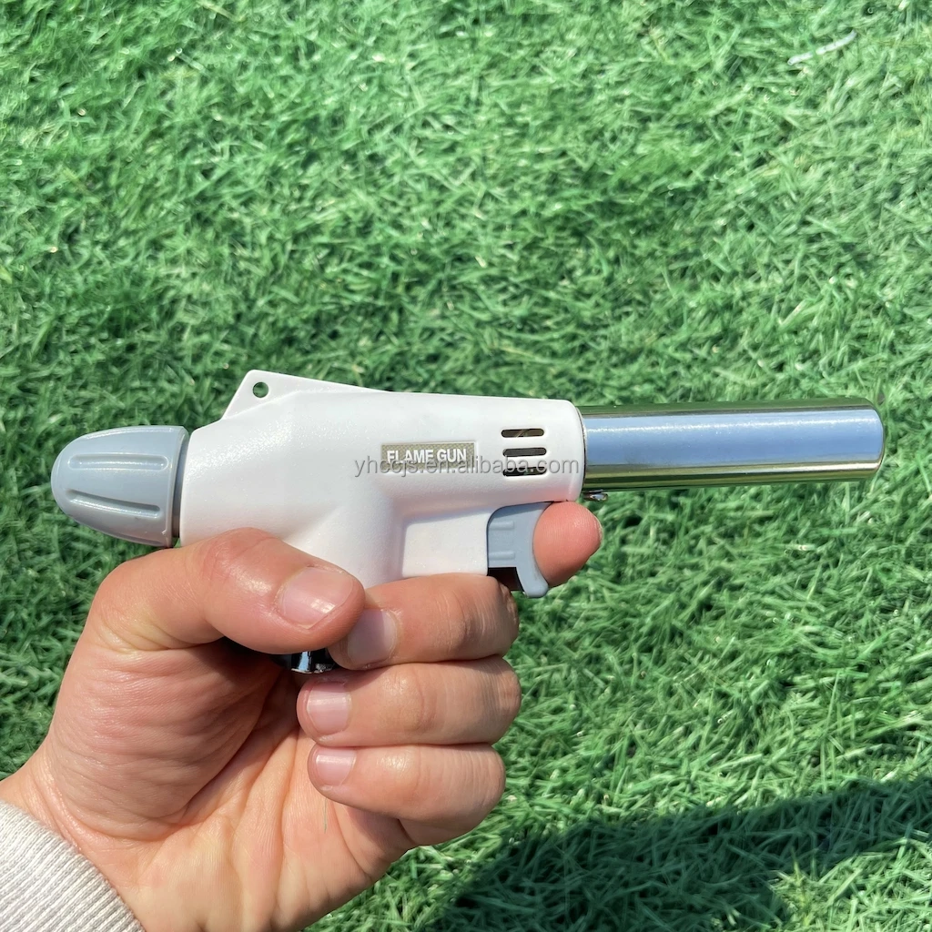 Outdoor Multi-function Picnic Barbecue Butane Auto Ignition BBQ Travel Tools Camping Welding Flame Gun Gas Torch