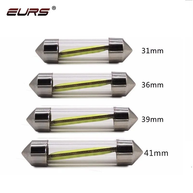 EURS Hotsale COB 31MM 36MM 39MM 41MM Imported Led  Cheap led car over head light reading lamp festoon 1.5W 12V 0.6A