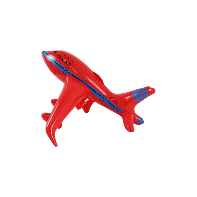 inflatable vehicle toy inflatable red airplane floating game for kids in Summer holiday