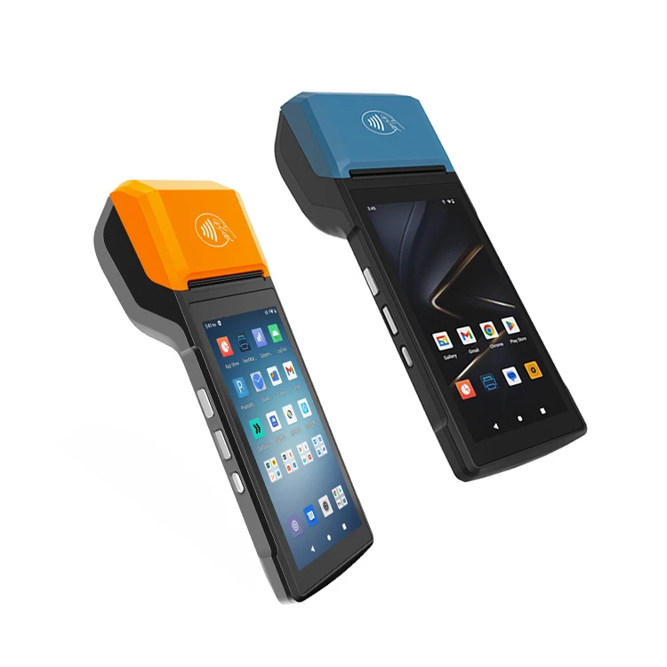 Недорогой биллинг POS-машина Android 14 NFC POS-принтер все в одном android pos-системы с сканером отпечатков пальцев H10P