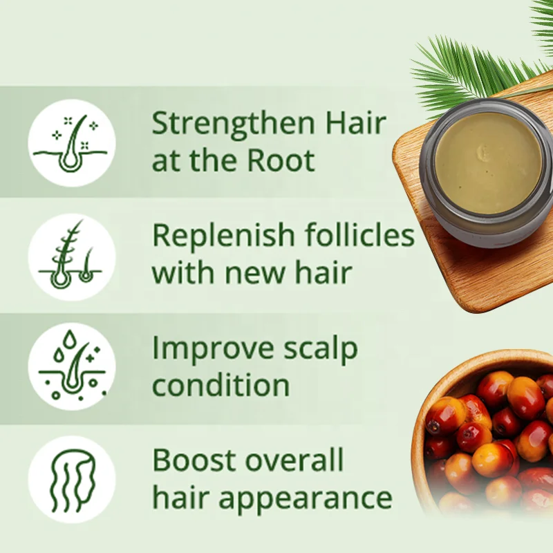 100% Natural Organic Batana Oil Cream For Hair Growth Treatment Hair Loss Alopecia Areata