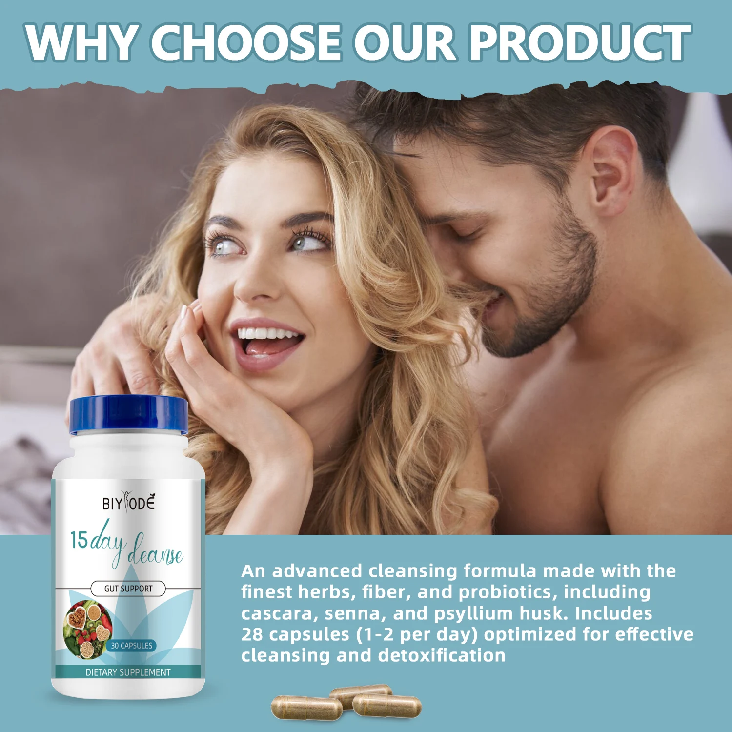 15 Day Cleanse Capsules Gut Health