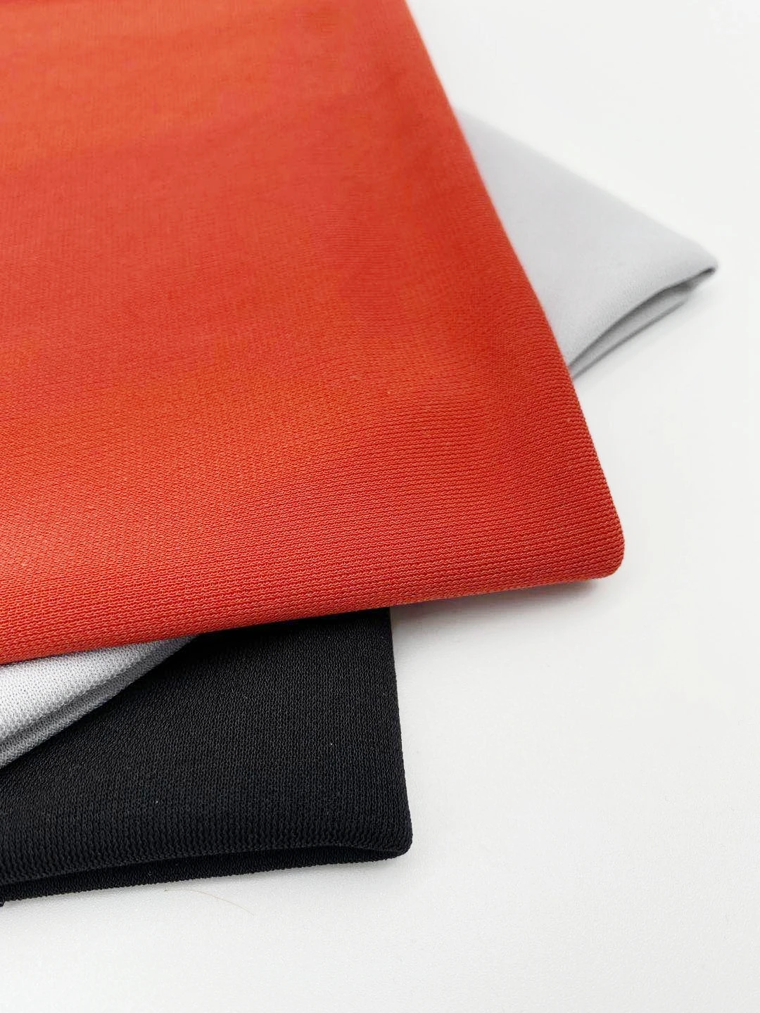 
High quality and stable output 100% polyester combed cotton interlock fabric 220gsm 