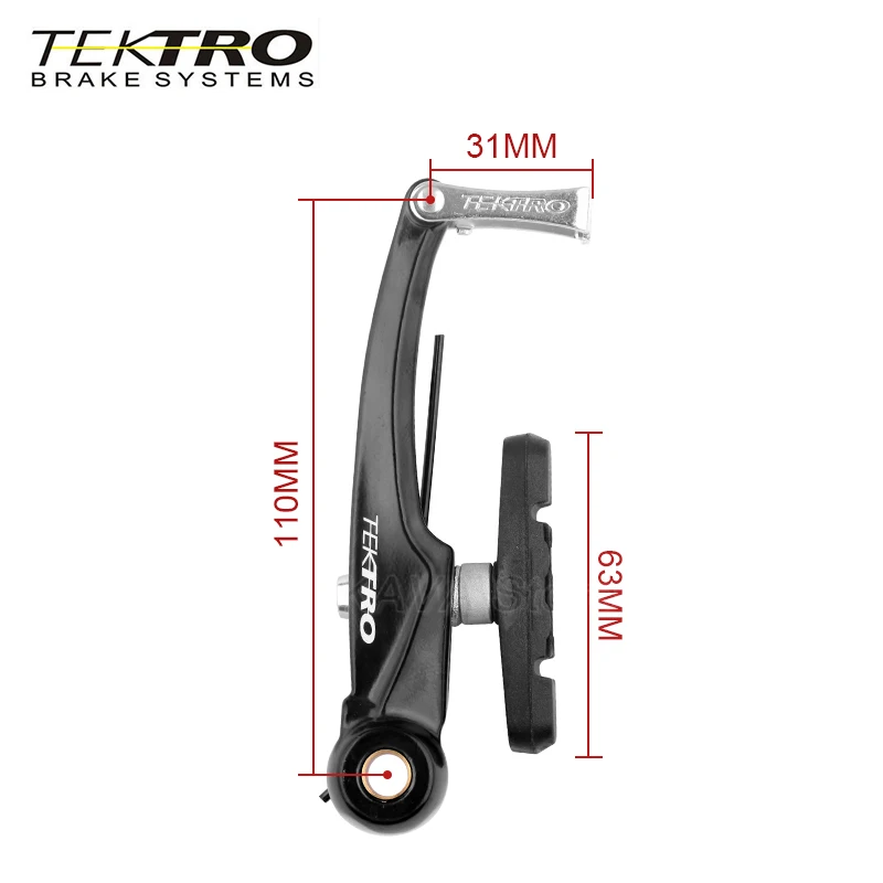 TEKTRO C310 MTB Road bicycle Caliper Set with Brake Pads Brake Mountain Bicycle v-type brake