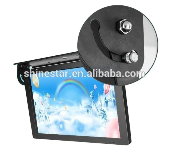 Металлический каркас ударостойкий 19-дюймовый автобус метро TFT ЖК-монитор высокой яркости с HDM1 VGA AV USB вход