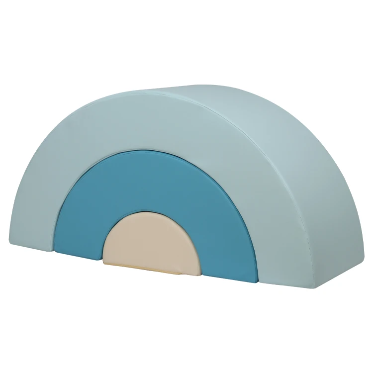 3-piece rainbow cute modular kids modular modular  waterproof detachable kids play couch sofa set