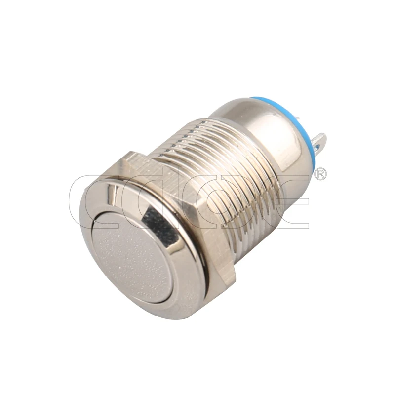 10mm on-off momentary led push button switch metal waterproof switches Mini