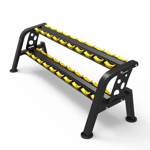 DY-3017 Commercial Dumbbell Set Weight Rack 2 Tire For Gym