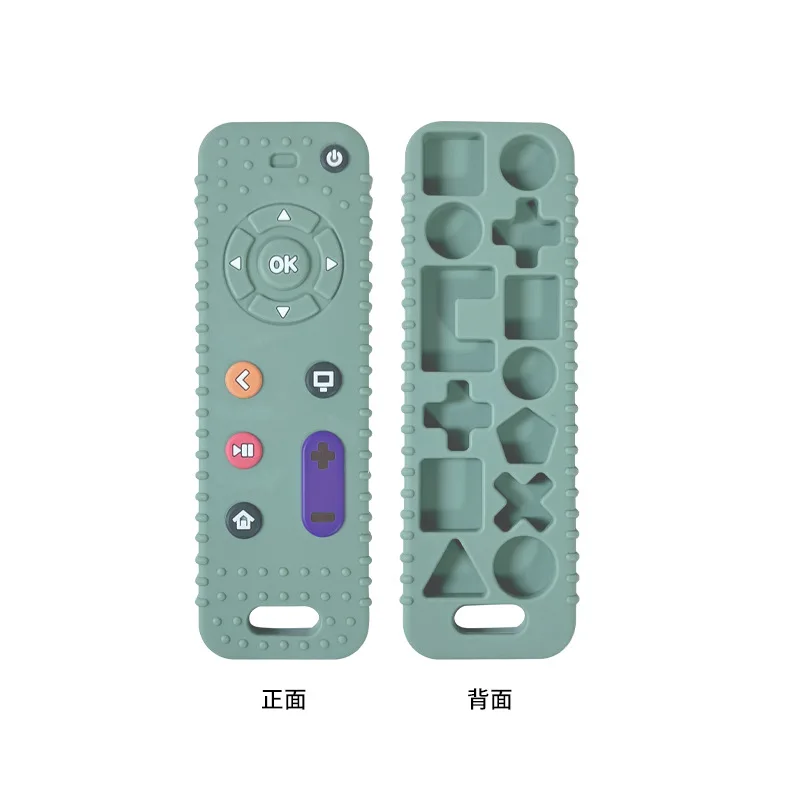 2024 Customizable Hot Selling Food Grade Silicone Teething Toys Game Controller Teether  Remote Control Teether For Baby