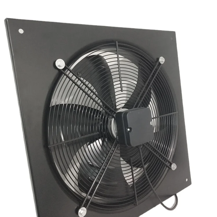 Industrial Multi-Functional Square Axial Flow Fan Efficient Exhaust System for Commercial Use