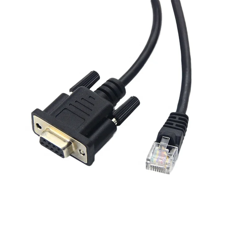 Custom RS232 DB9 to RJ45 console Cable